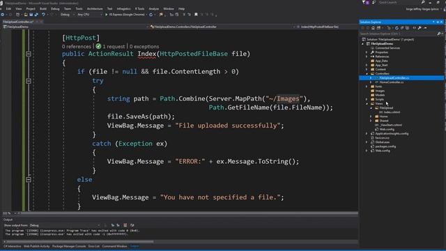 File Upload & Download With MVC (C#)