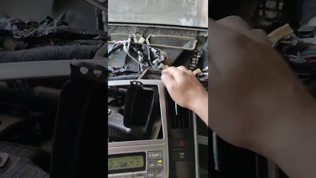 переделанная печка Тойота Альфард