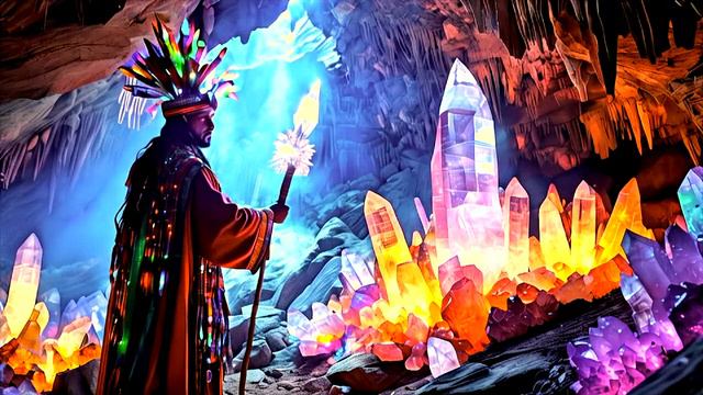 Shamanic Ritual in the Crystal Caverns (AI music)