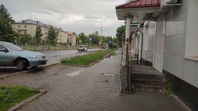 Поход до Парка Изумрудный. От Площади Октября. Проспект Калинина. Улица Профинтерна. Барнаул