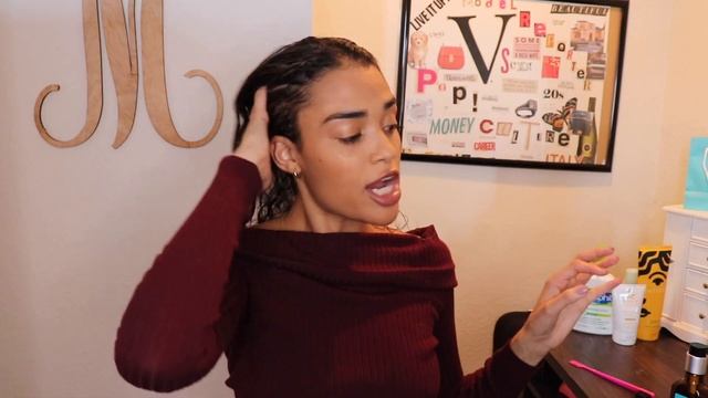 Curly Hair Routine & style using MoroccanOil Curl Defining Cream