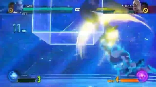 Marvel Vs Capcom Infinite - Thanos Infinity Stone Combos