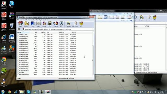 Minecraft 1.2.3 how to install and use mod loader and single player commands tut HD 720p