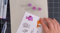 Outside/Inside birthday card feat. Pink & Main