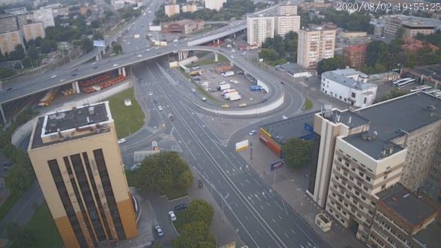 Москва - Нижегородская улица - веб камера 02.08.2020, 16:56