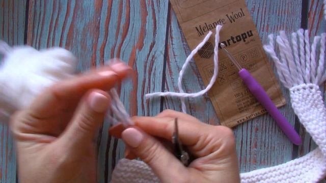 МК. ОДЕЖДА ДЛЯ КУКЛЫ ТИЛЬДА ПОВЯЗКА И ШАРФ. MK. CLOTHES FOR TILDA DOLL  HEADBAND AND SCARF