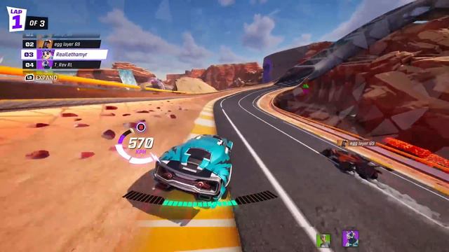 Racing against a TOP 100 Rocket Racing player is INTENSE
