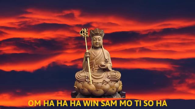 Bodhisattva Ksitigarbha Mantra - Tâm Chú Địa Tạng Vương Bồ Tát - Om Ha Ha Ha Win Sam Mo Ti So Ha