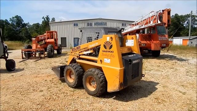 1998 Daewoo DSL801 skid steer for sale | sold at auction August 15, 2013