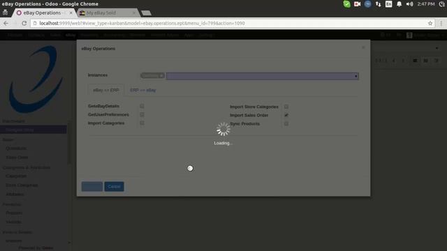 Odoo eBay Connector Part-8    Import Sales orders from eBay to Odoo