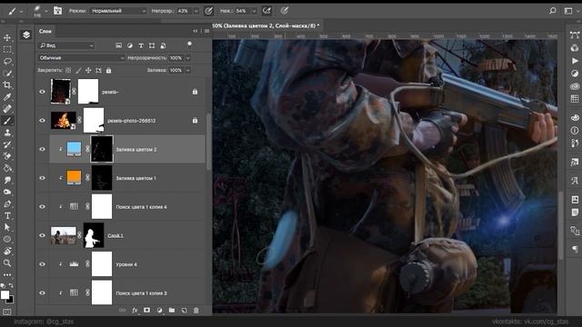 Как сделать арт в стиле S.T.A.L.K.E.R. | Chernobyl Photoshop speed art