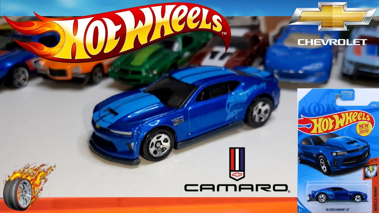 Custom Hot Wheels 18 Copo Camaro SS HW Muscle Mania 5/10