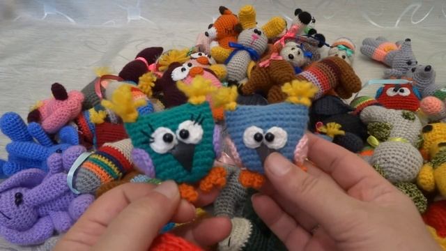 Игрушки связанные моей дочкой