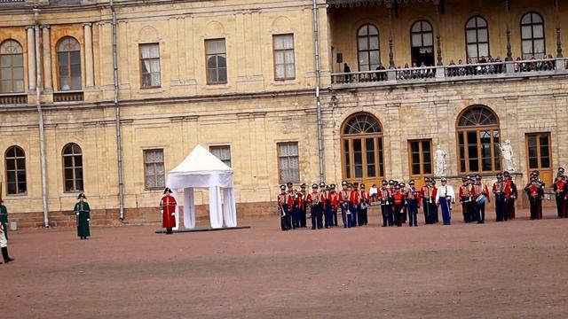 Конная кавалькада в Гатчине. Начало. Кавалергарды.  817