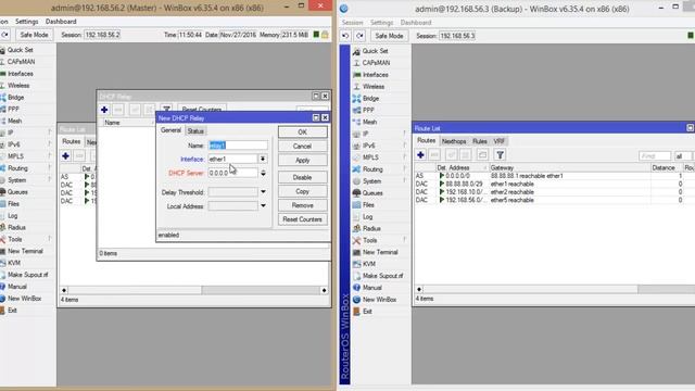 7.Корпоративная сеть на MikroTik. Отказоустойчивость (VRRP)