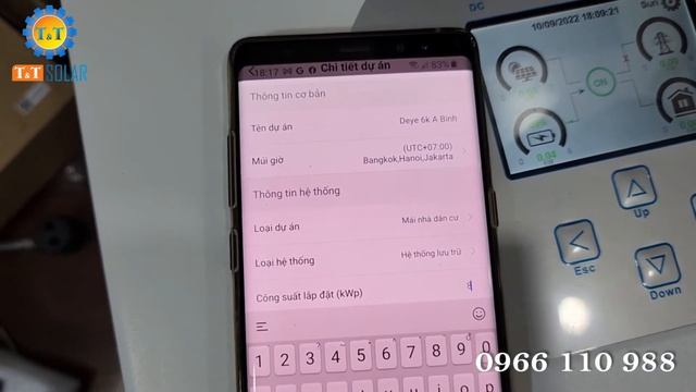 Hướng dẫn kết nối Wifi và cài đặt thông số vận hành Inverter Deye 6K