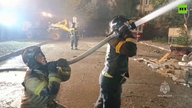 В Белгороде завершили поисково-спасательные работы после обрушения части дома