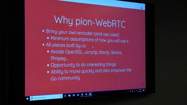 November 2018 Meetup: pion-WebRTC a Golang framework