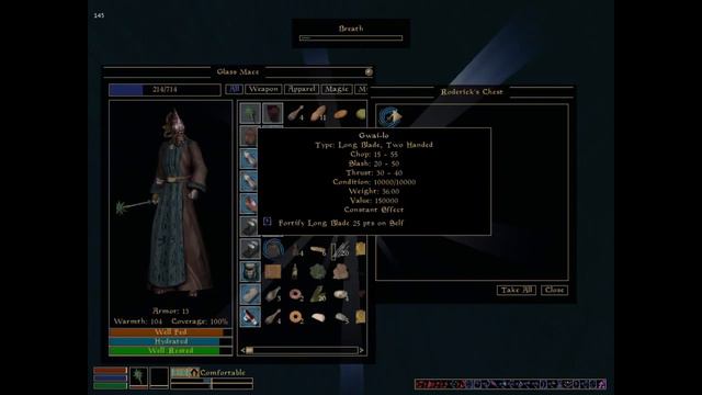Morrowind Tamriel Rebuilt Secret Weapon Easteregg