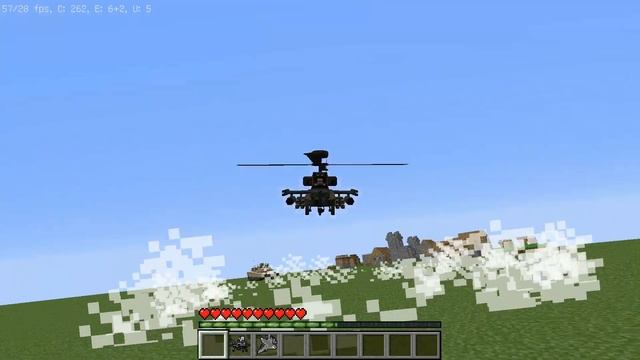 Minecraft Mchelicopter 1.12.2 Рятівник військового контенту Minecraft!