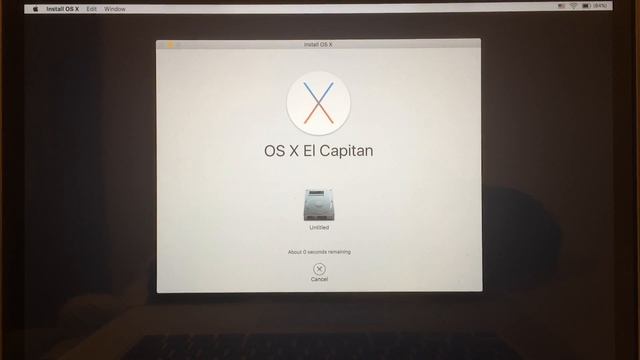 MAC OS El Capitan Installation using USB Drive