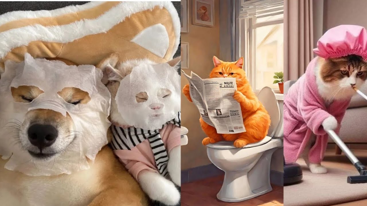 Funniest+Cat+and+Dogs+??+l+Funny+Animal+videos+#shortvideo