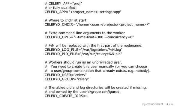 Django : Running celery as daemon does not create PID file
