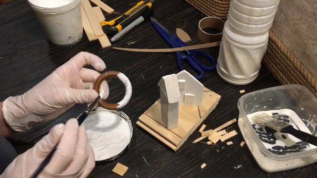 Органайзер карандашница из втулок Своими руками  DIY