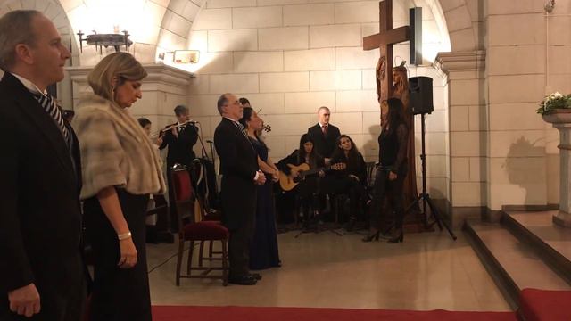 AVE MARÍA (Anillos) Voz: PATRICIA, Violín, Flauta y Guitarra • ML CASAMIENTOS • Iglesia Santa Elena