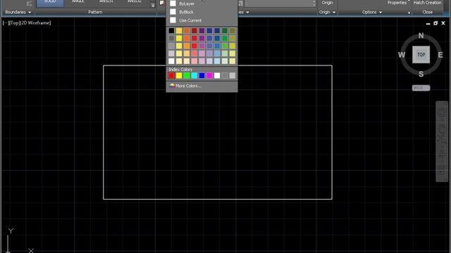 How to paint in AutoCAD