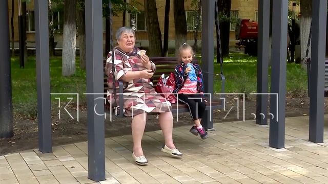 Новый благоустроенный сквер появился на месте пустыря в Московском районе