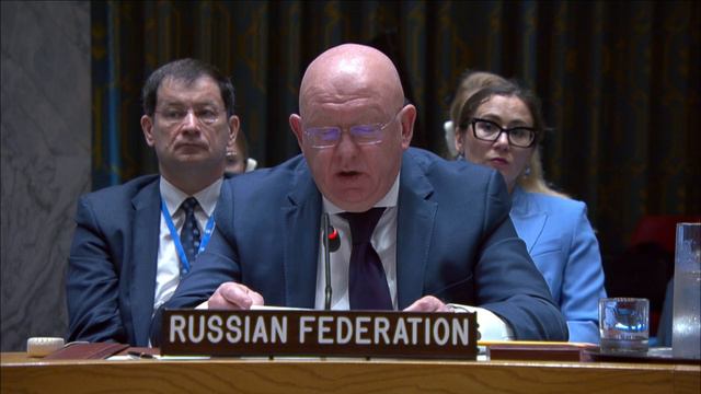 Выступление В.А.Небензи на заседании СБ ООН по поставкам западных вооружений Украине