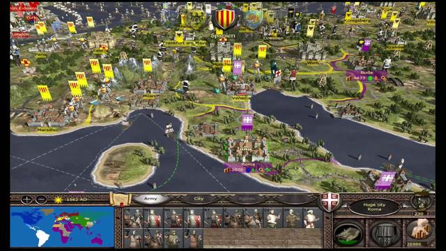 Medieval II Total War: Conquer The World Mod ~ Byzantine Campaign Final Part, Victory!