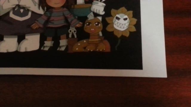 My undertale picture (printed)