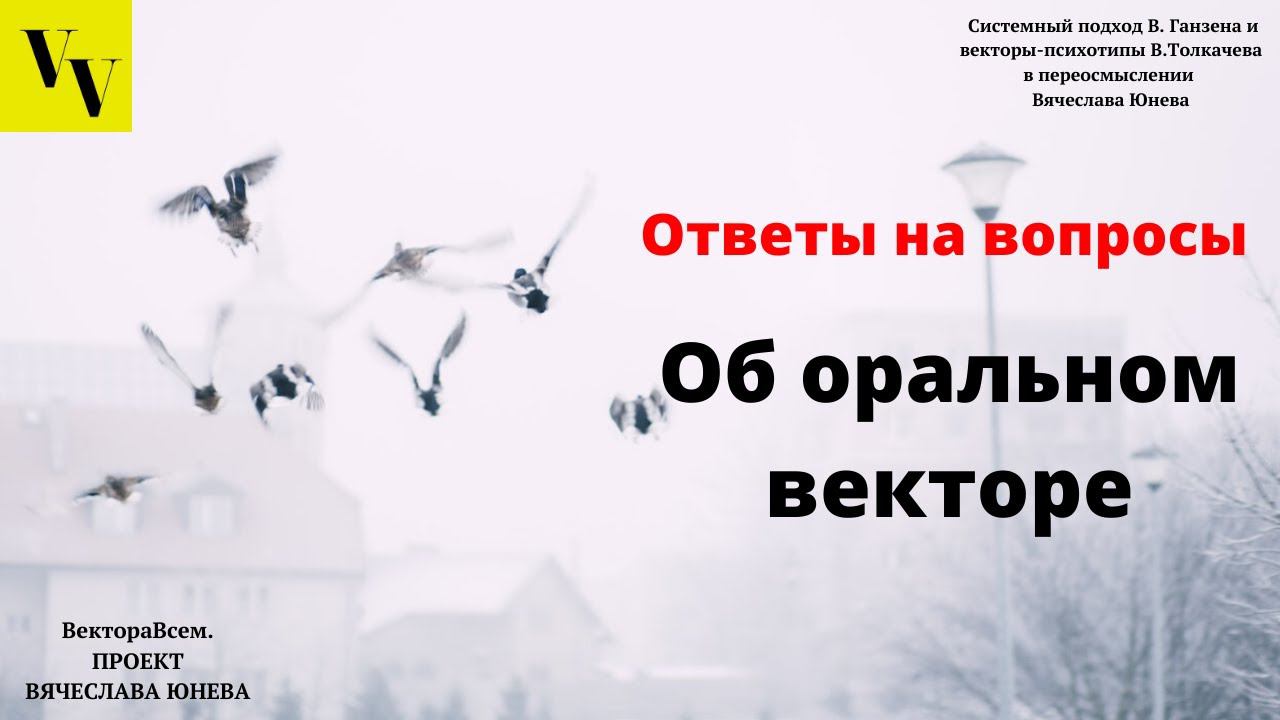 Состояния орального вектора и как жить без него. ВектораВсем. Проект Вячеслава Юнева