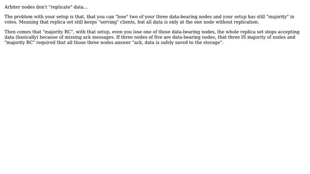 Databases: Why MongoDB needs to disable majority read concern for PSA architecture? (2 Solutions!!)