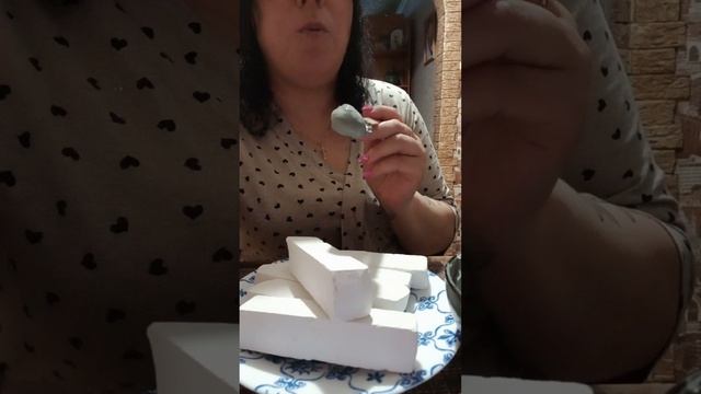 Пиленый мел храповский и чернянка с пастой из голубой узбекской глины .??