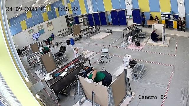 Чемпионат "Абилимпикс" по компетенции "Сухое строительство и штукатурные работы". Студенты