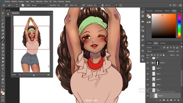 [Practice]Speed Paint- WOMAN (Photoshop #9)