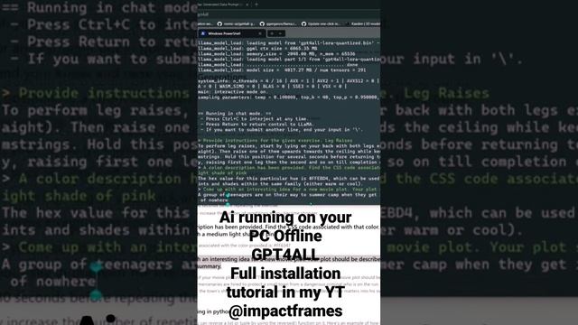 Chatting with Ai installed on my local computer like batman