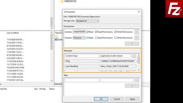 S3 File Properties