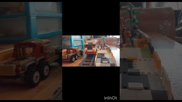 Скоростной поезд из Лего_ воплощение мечты в реальность!