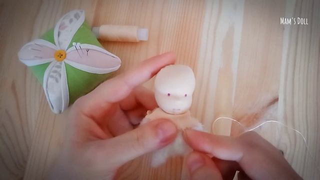 Бесплатный курс Вальдорфская карманная кукла. Формирование головы. Утяжки