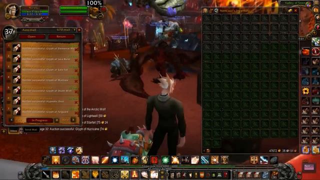 World Of Warcraft: Going from 0g to over 92000g in minimal time played.