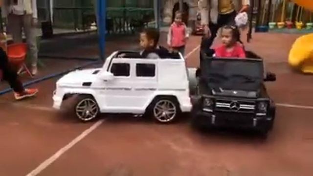 G class ride in the almaty - mercedes benz