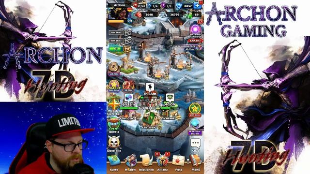 Empires and Puzzles German - ERLANG SHEN und 11x Beschwörung