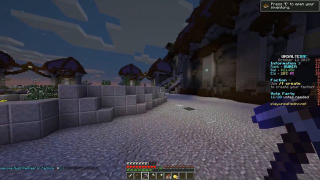 Fantastic Start - Minecraft Factions: Ep 1 | UnsaltedMc