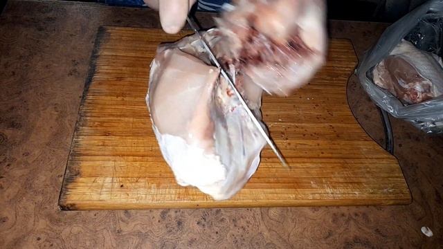 Как быстро и просто разделать  курицу.