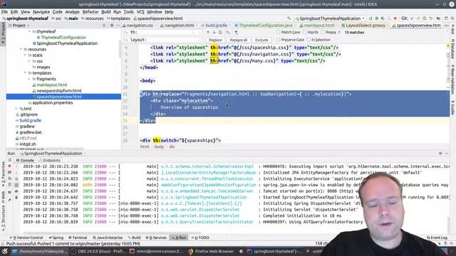 Spring Boot Thymeleaf Layout Dialect