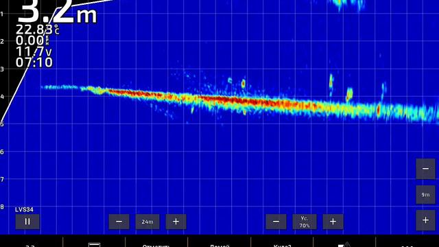 Рыбки в Garmin Panoptix LVS 34